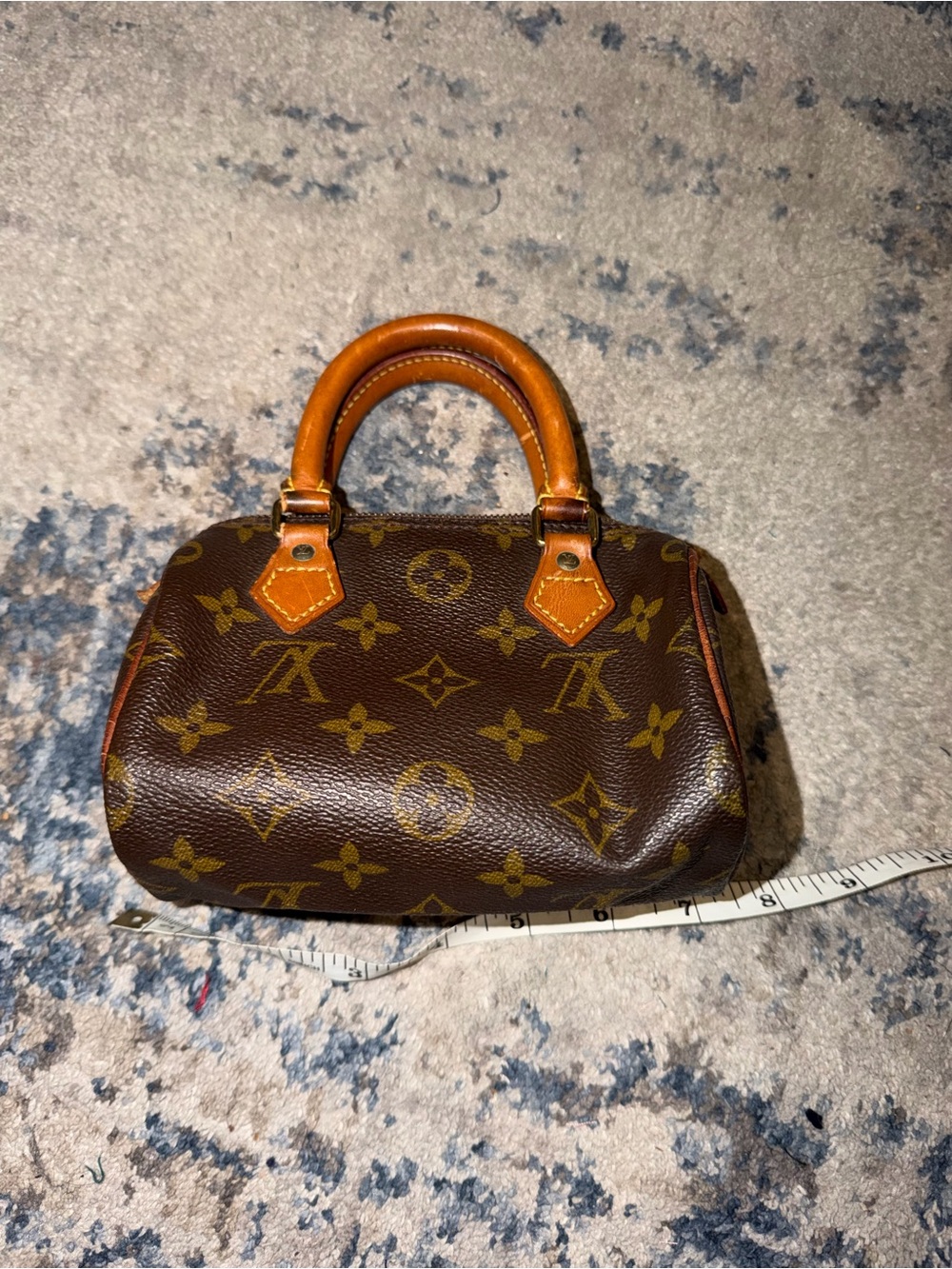 Louis Vuitton LV Hand Bag M41534 Mini Speedy Brown Monogram